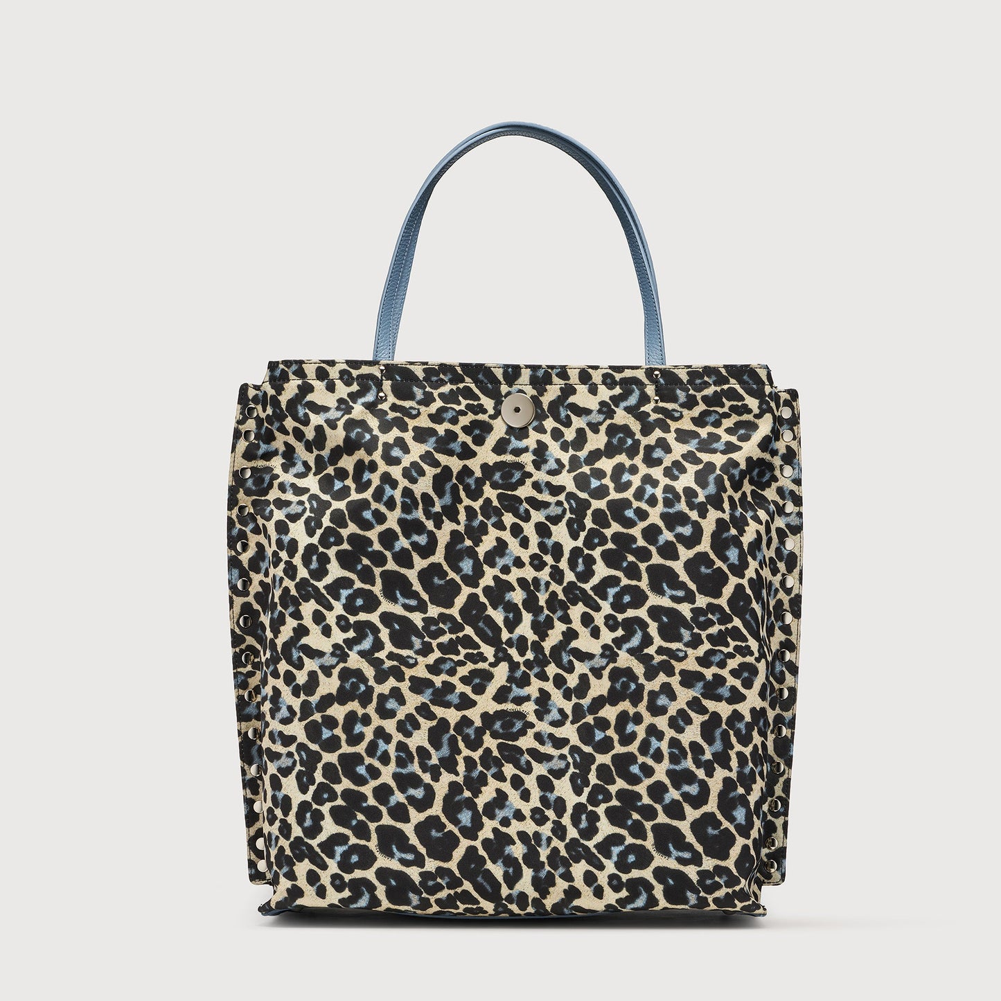 Borsa Shopper Savellini Mila in Tessuto — Nero Tropicale