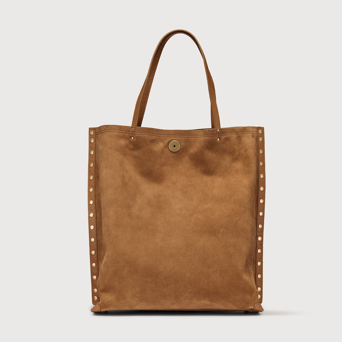 Borsa Shopper Savellini Mila in Pelle di Cactus — Marrone