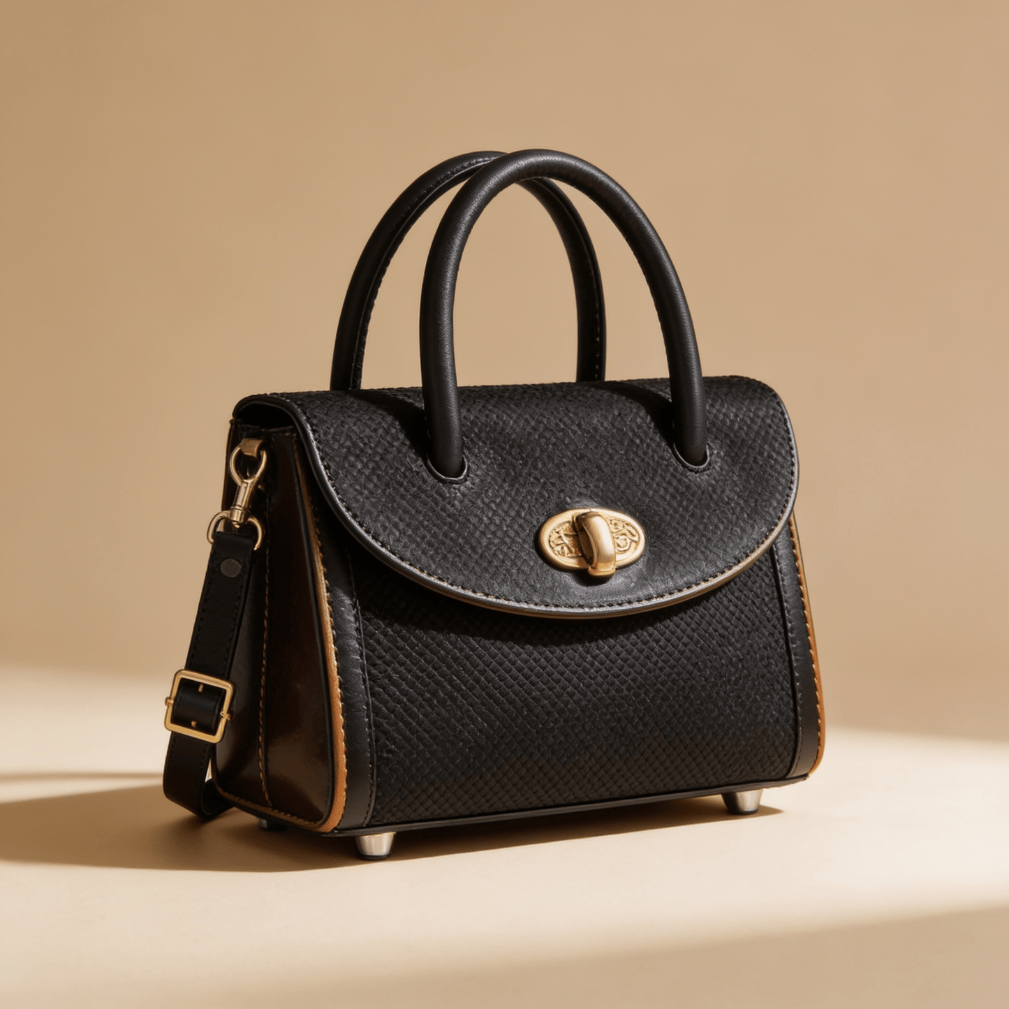 Vera Piccola Stampata Nero