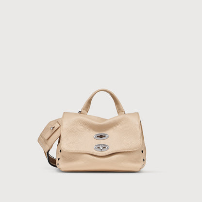 Borsa a Mano Savellini Aria Baby in Ecopelle Martellata — Rosa Antico