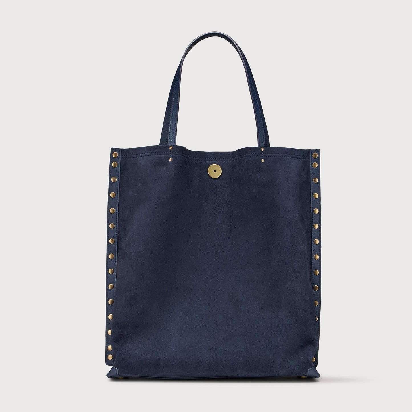 Borsa Shopper Savellini Mila in Pelle di Cactus — Blu Notte