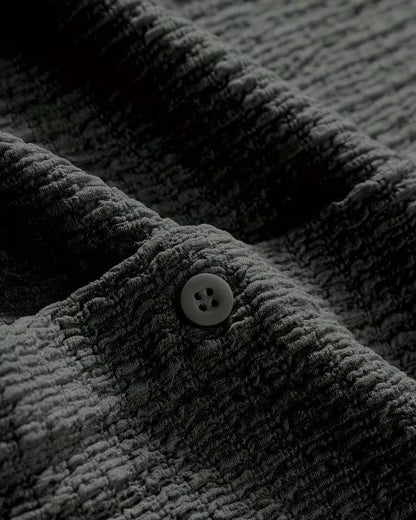 Camicia Classica Uomo a Manica Corta con Bottoni