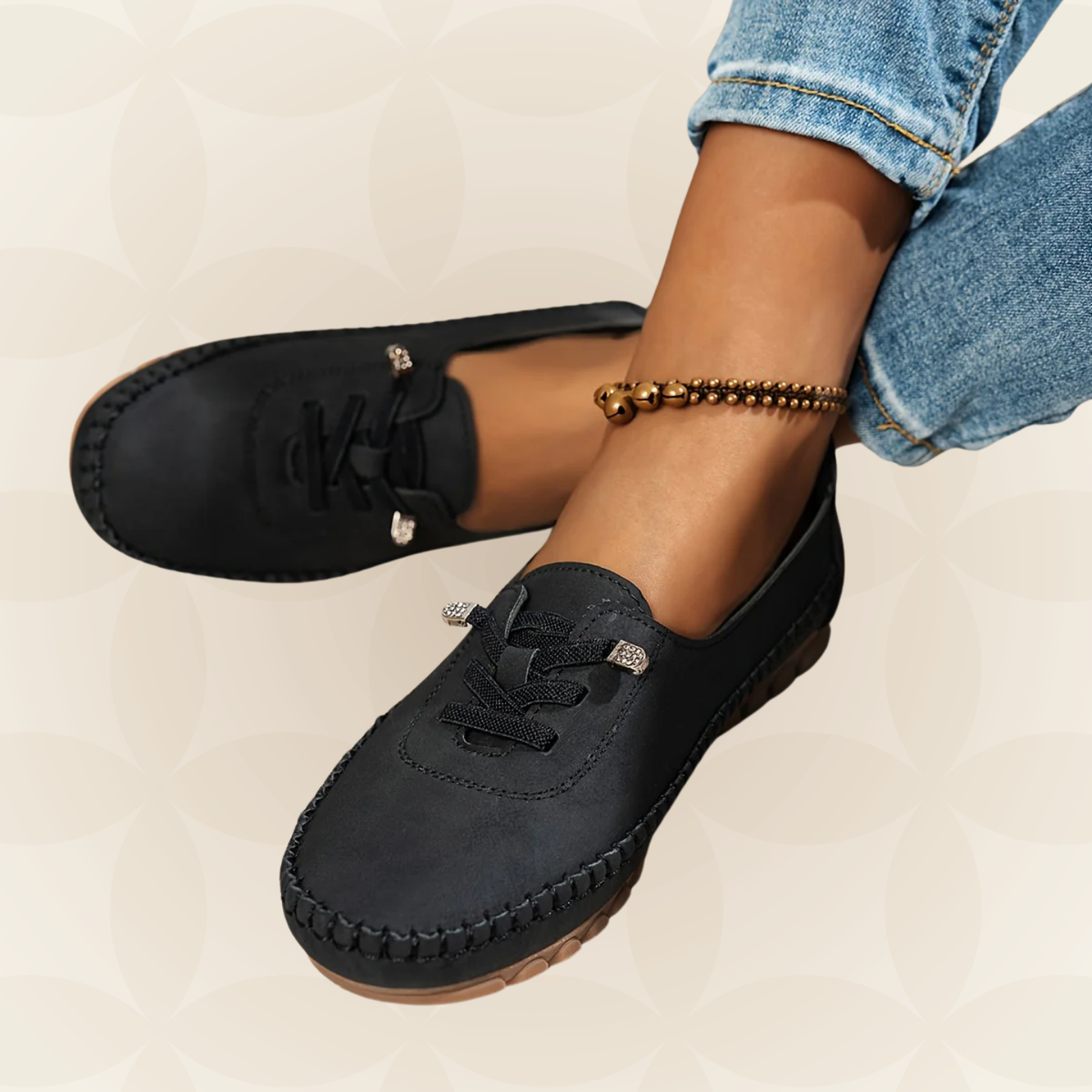 Mocassini Donna Aafke | Slip-On per Piedi Sensibili e con Supporto
