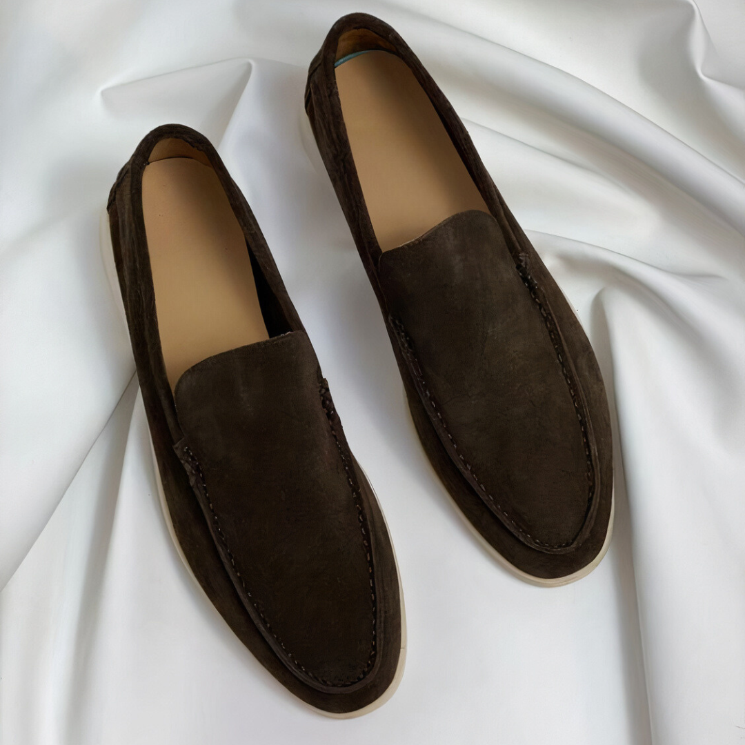 Loafer Uomo | Design Slip-On & Suola Bianca Casual-Chic