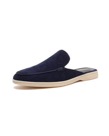 Mule da Uomo Estivi Slip-On con Tallone Aperto e Suola Bassa
