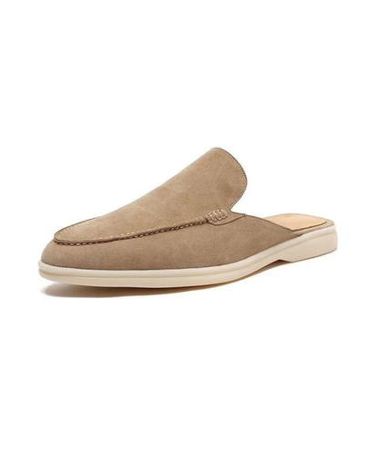 Mule da Uomo Estivi Slip-On con Tallone Aperto e Suola Bassa