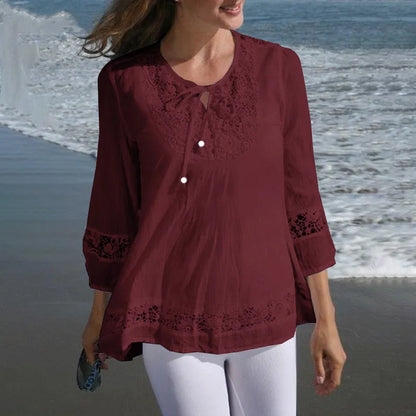 Blusa in Pizzo Donna Leggera, dal Casual agli Eventi Eleganti