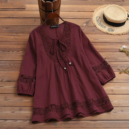 Blusa in Pizzo Donna Leggera, dal Casual agli Eventi Eleganti