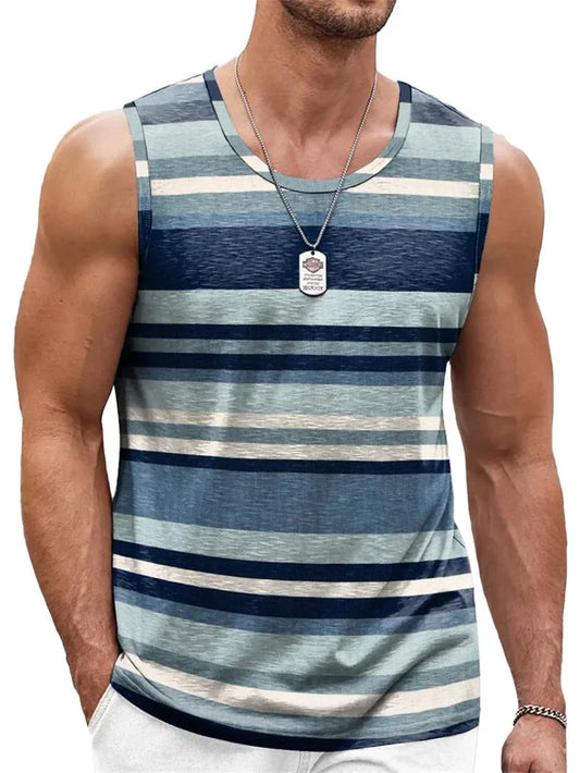 Camicia a Righe Donna Blu con Colletto e Polsini a Contrasto