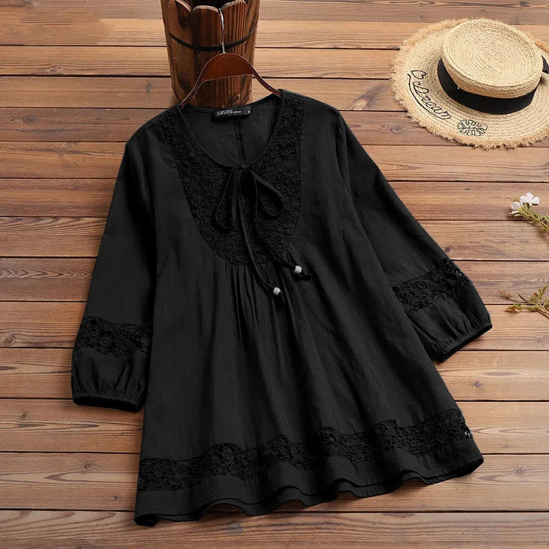 Blusa in Pizzo Donna Leggera, dal Casual agli Eventi Eleganti