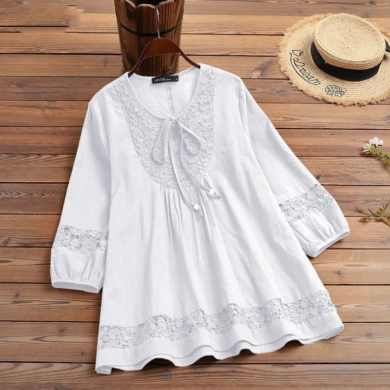 Blusa in Pizzo Donna Leggera, dal Casual agli Eventi Eleganti