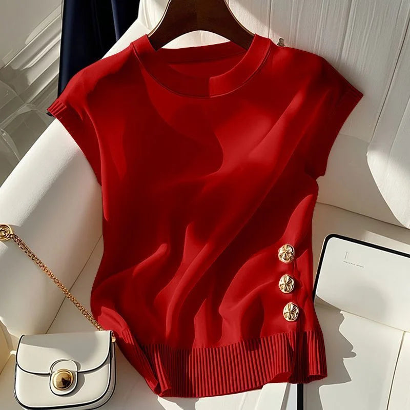 Blusa Donna Elegante, Fluida e Drappeggiata