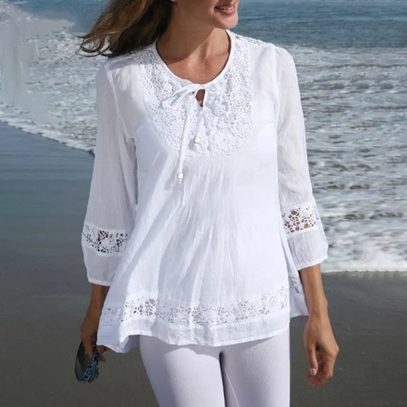 Blusa in Pizzo Donna Leggera, dal Casual agli Eventi Eleganti