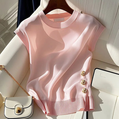 Blusa Donna Elegante, Fluida e Drappeggiata
