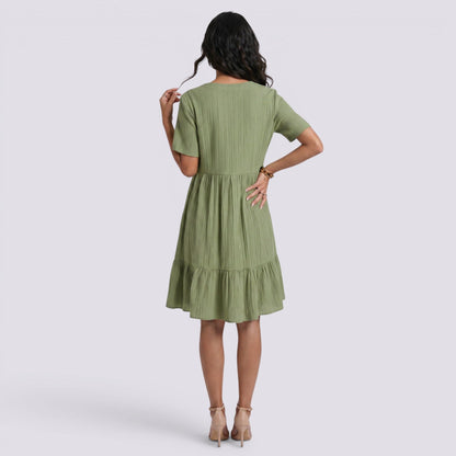 Abito Corto Donna Estivo Boho Fluido da Giorno