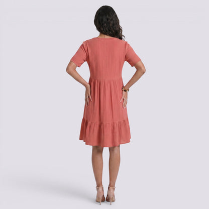Abito Corto Donna Estivo Boho Fluido da Giorno
