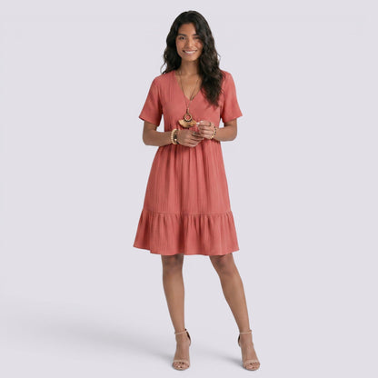 Abito Corto Donna Estivo Boho Fluido da Giorno