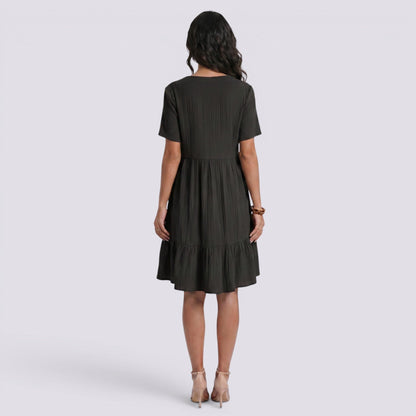 Abito Corto Donna Estivo Boho Fluido da Giorno