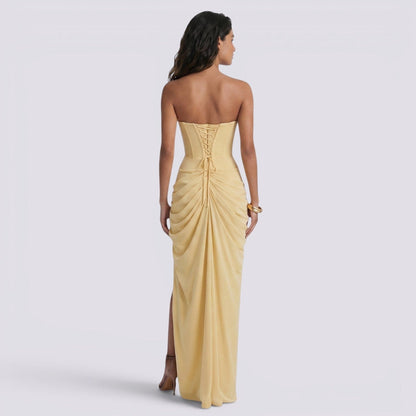 Abito Donna da Cerimonia Plissé, Elegante e Femminile