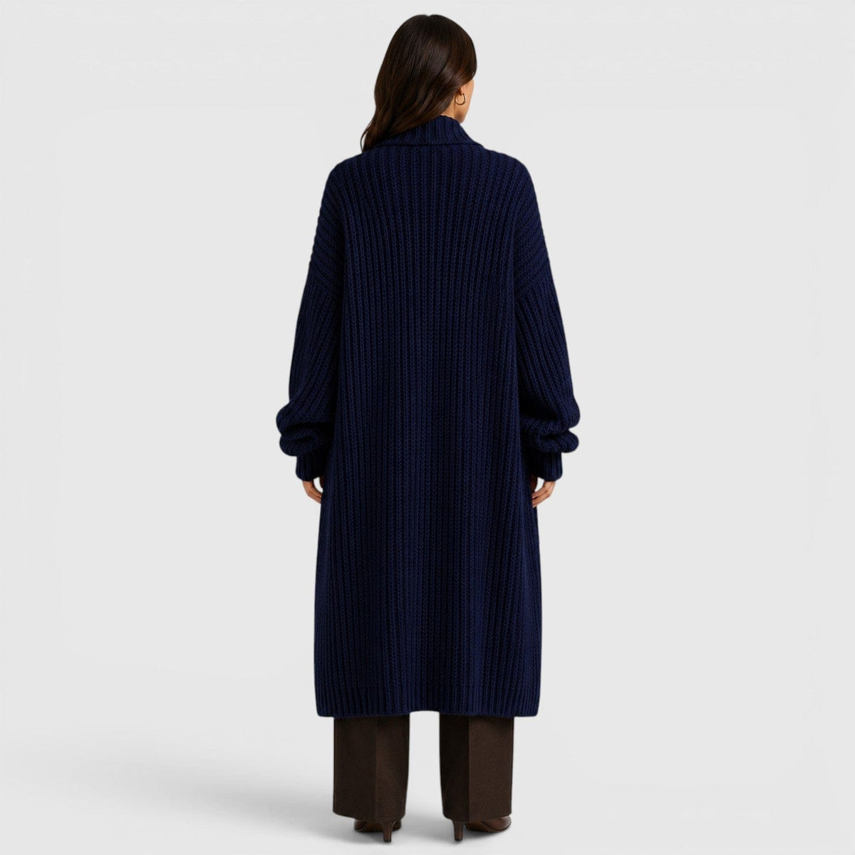 Cappotto Donna in Maglia | Leggero, Ampio e da Mezza Stagione