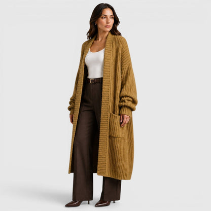 Cappotto Donna in Maglia | Leggero, Ampio e da Mezza Stagione