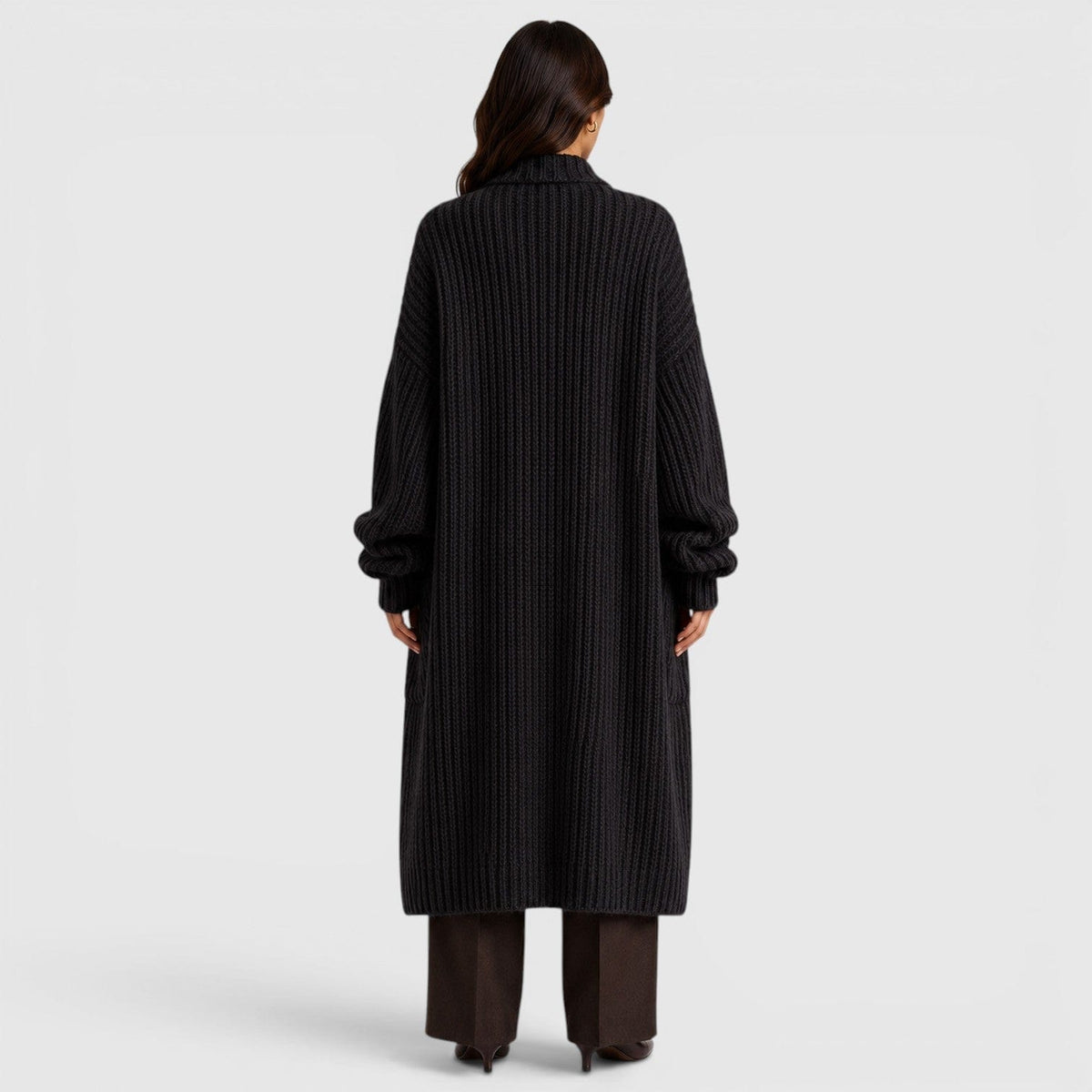 Cappotto Donna in Maglia | Leggero, Ampio e da Mezza Stagione