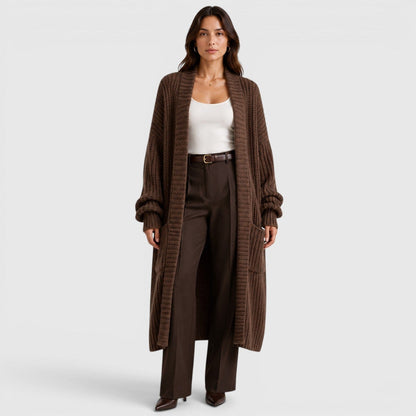 Cappotto Donna in Maglia | Leggero, Ampio e da Mezza Stagione