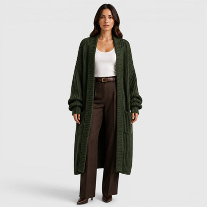 Cappotto Donna in Maglia | Leggero, Ampio e da Mezza Stagione