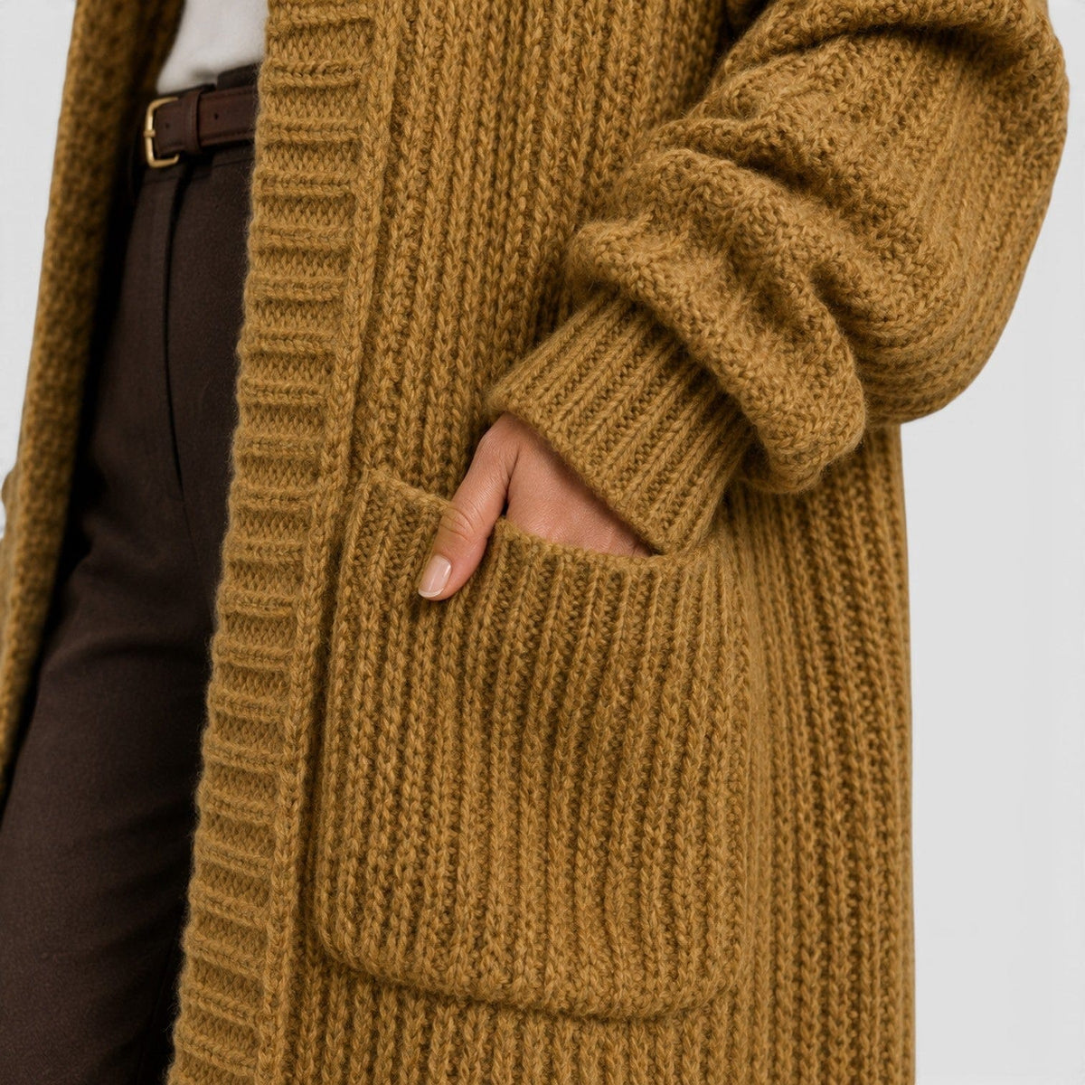 Cappotto Donna in Maglia | Leggero, Ampio e da Mezza Stagione