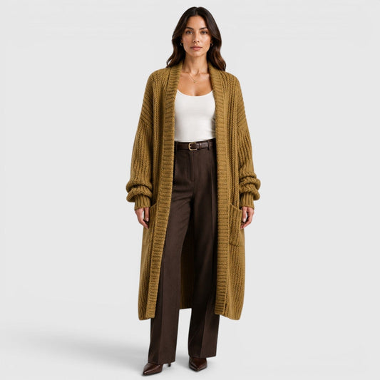 Cappotto Donna in Maglia | Leggero, Ampio e da Mezza Stagione