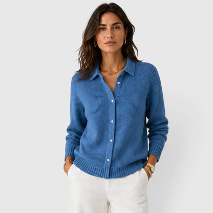 Cardigan Donna Maglia Morbido Leggero con Bottoni