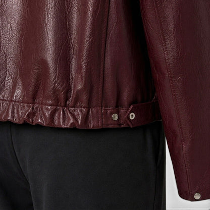 Giacca Donna Effetto Pelle | Zip Frontale, Tasche Ampie e Linea Comoda
