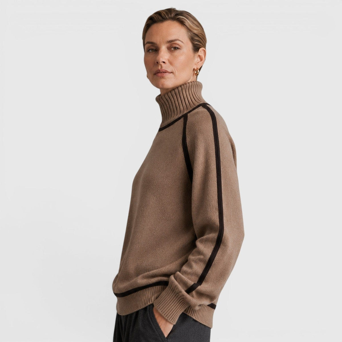 Maglione Dolcevita Donna in Maglia | Ampio, Morbido e Invernale