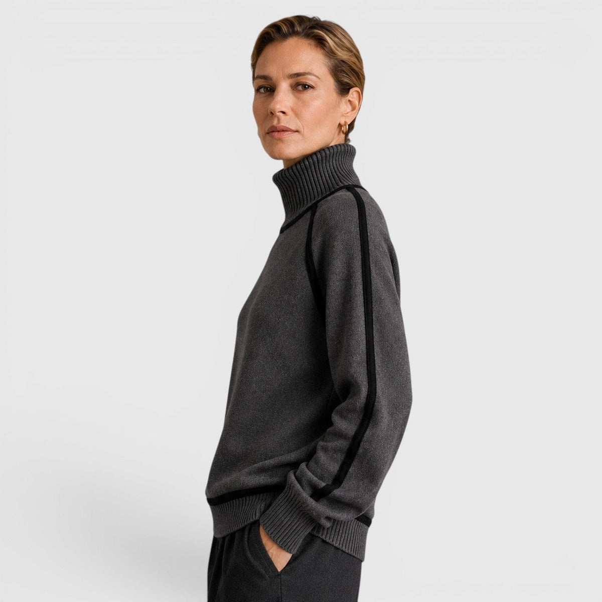 Maglione Dolcevita Donna in Maglia | Ampio, Morbido e Invernale