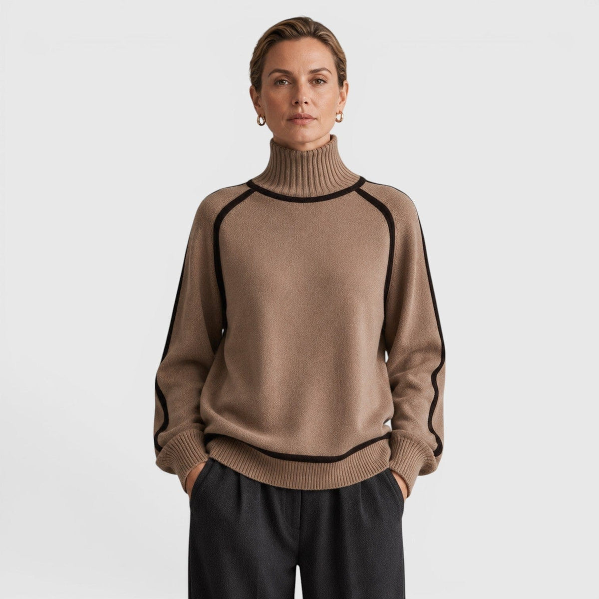 Maglione Dolcevita Donna in Maglia | Ampio, Morbido e Invernale