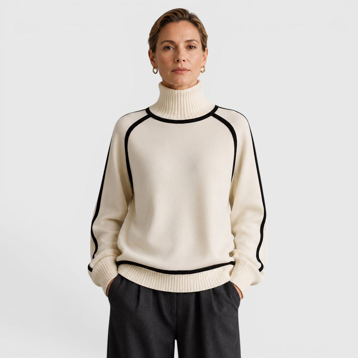 Maglione Dolcevita Donna in Maglia | Ampio, Morbido e Invernale