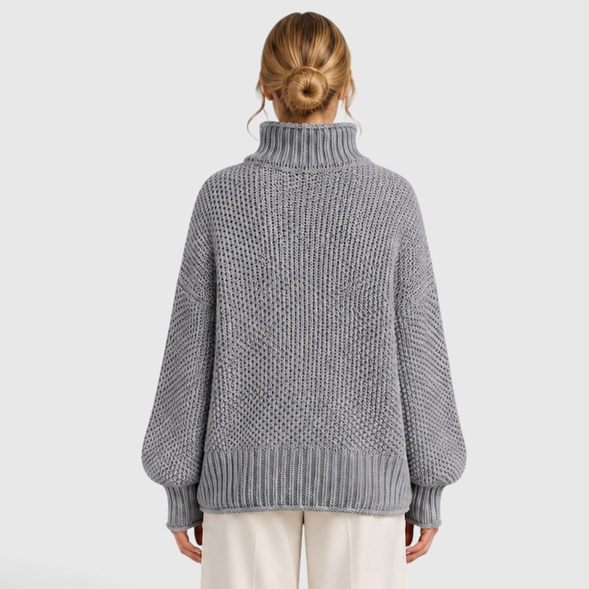 Maglione Dolcevita Donna Morbido Caldo Collo Alto