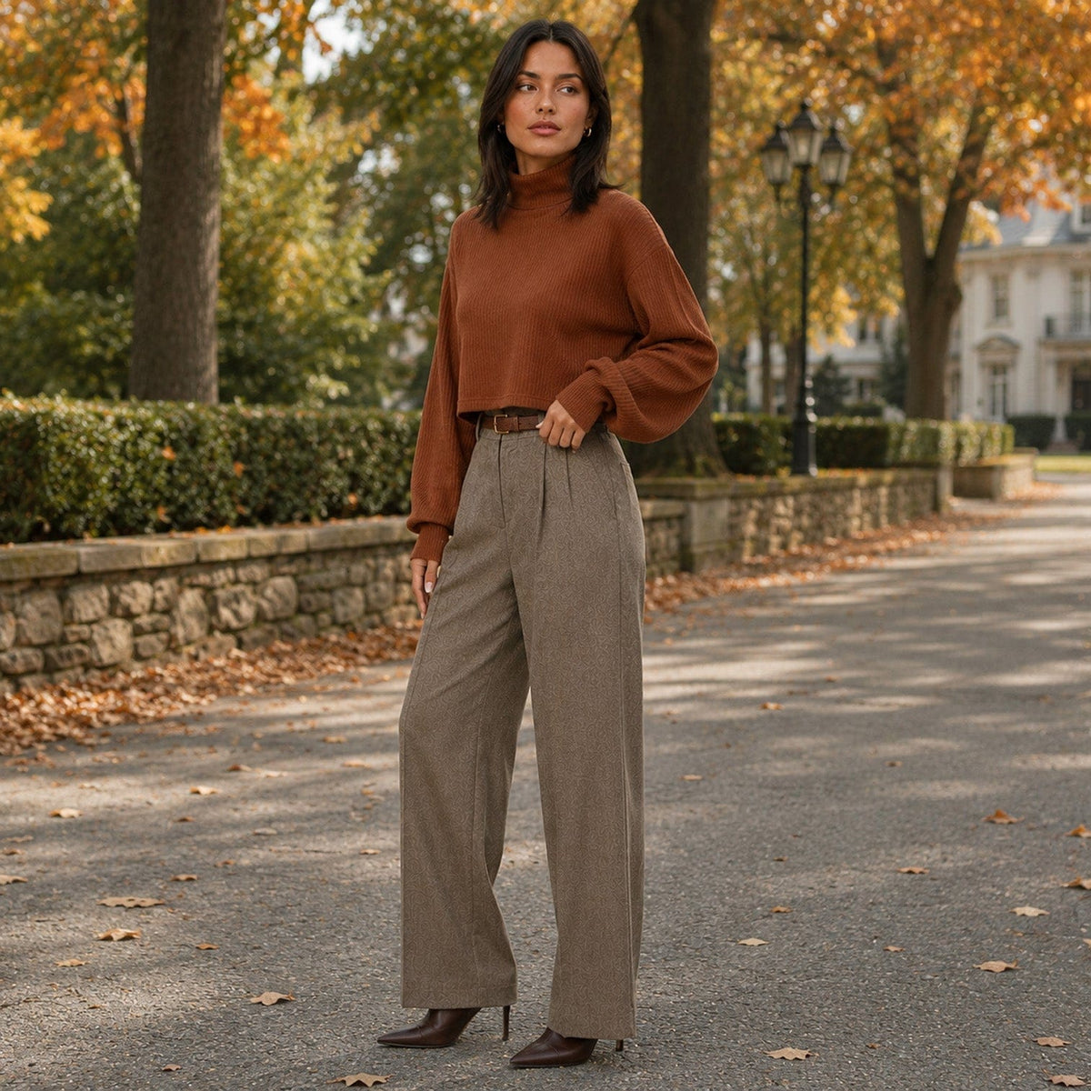 Maglione Dolcevita Donna Elegante in Maglia Morbida