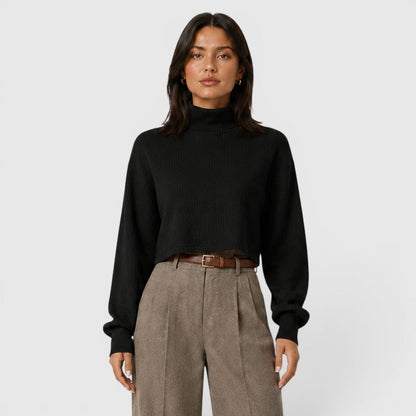 Maglione Dolcevita Donna Elegante in Maglia Morbida