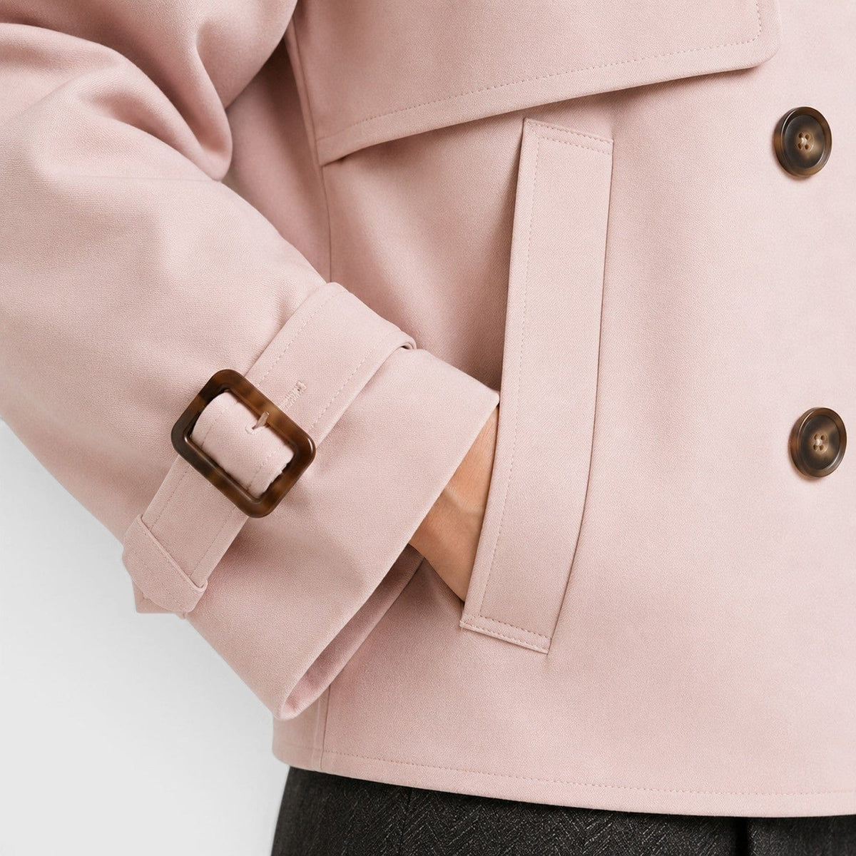 Trench Donna Doppiopetto Leggero Classico Smart Casual