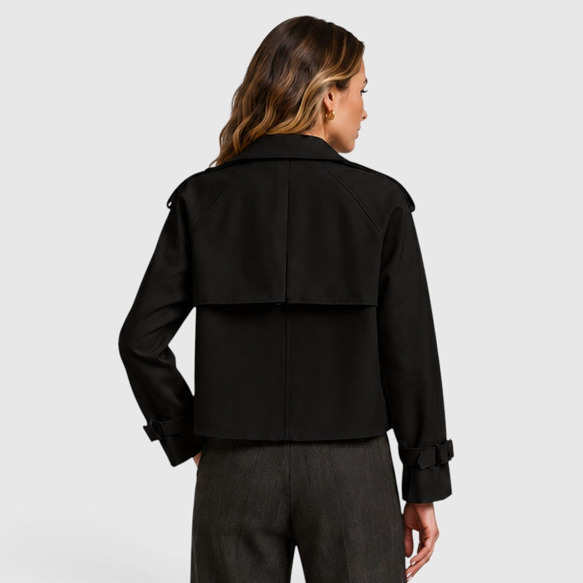 Trench Donna Doppiopetto Leggero Classico Smart Casual