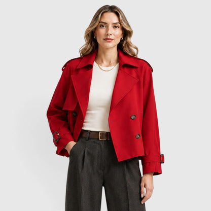 Trench Donna Doppiopetto Leggero Classico Smart Casual