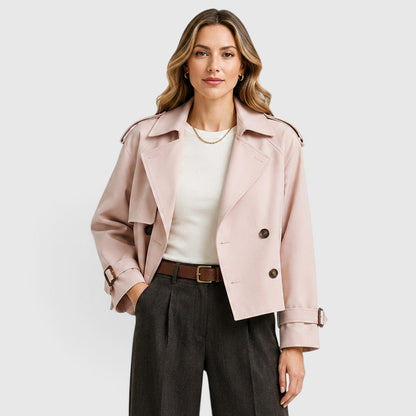 Trench Donna Doppiopetto Leggero Classico Smart Casual