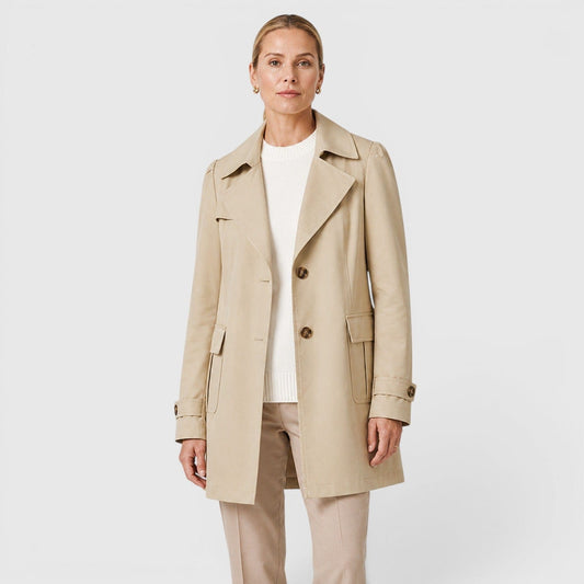 Trench Donna Lungo e Leggero Slim Smart Casual