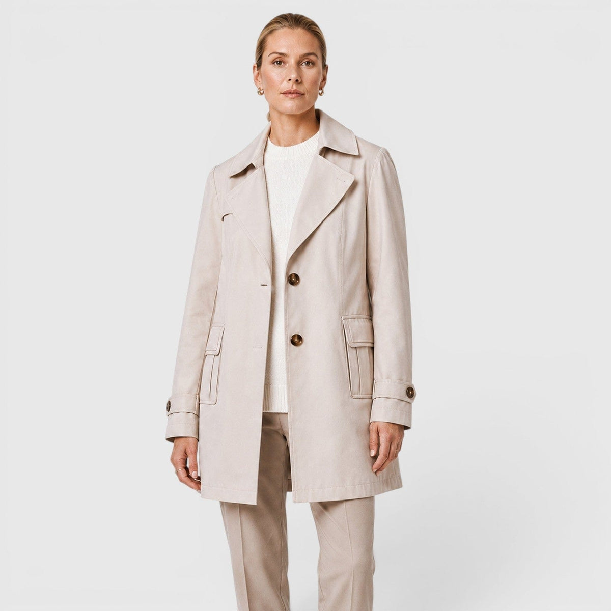 Trench Donna Lungo e Leggero Slim Smart Casual