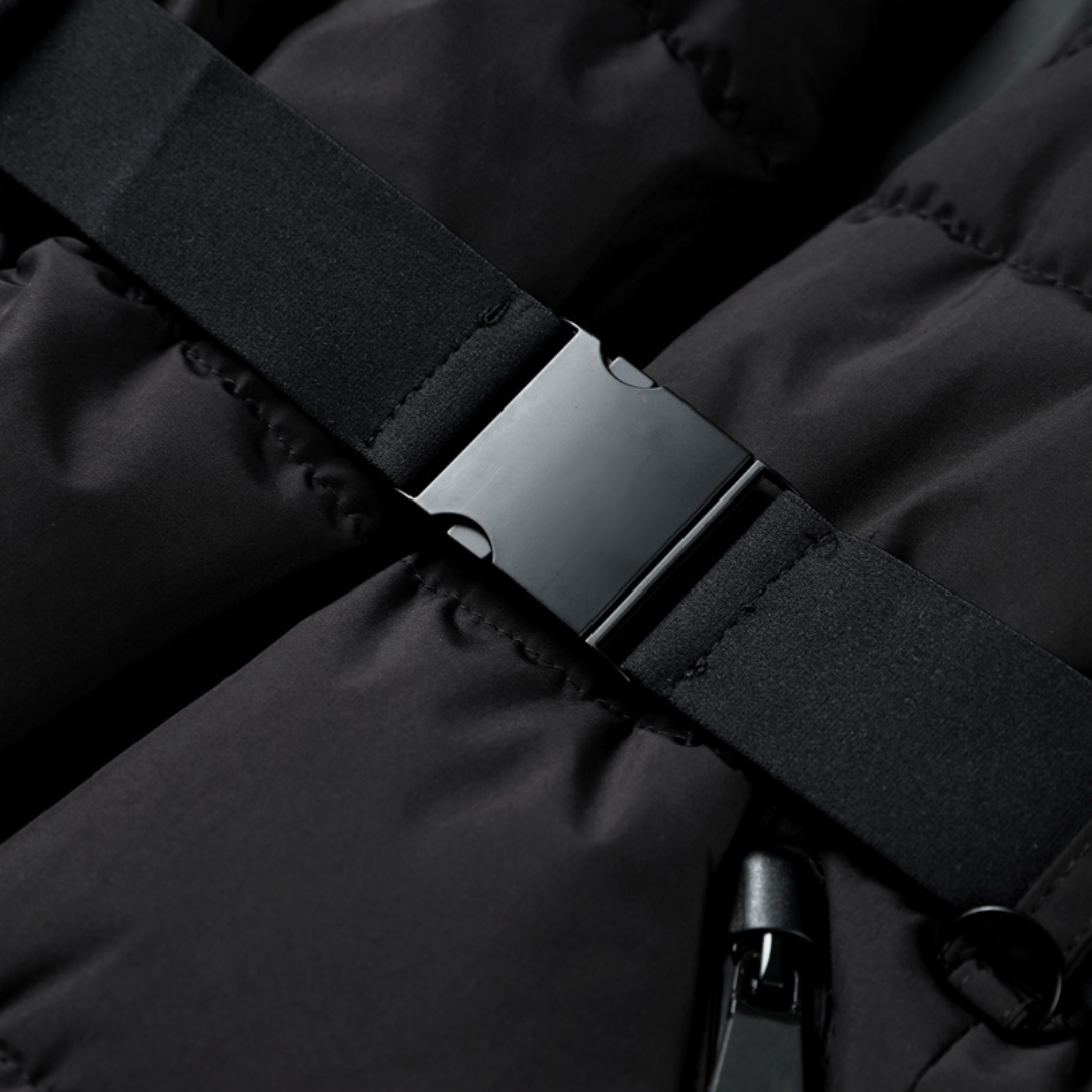 Damen Pufferjacke – Mit Gürtel & Wasserabweisend für Winter