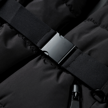 Damen Pufferjacke – Mit Gürtel & Wasserabweisend für Winter