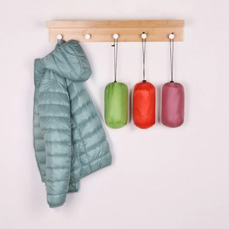 Damen Pufferjacke Ultraleicht mit Kapuze – Faltbare Steppjacke für Reisen