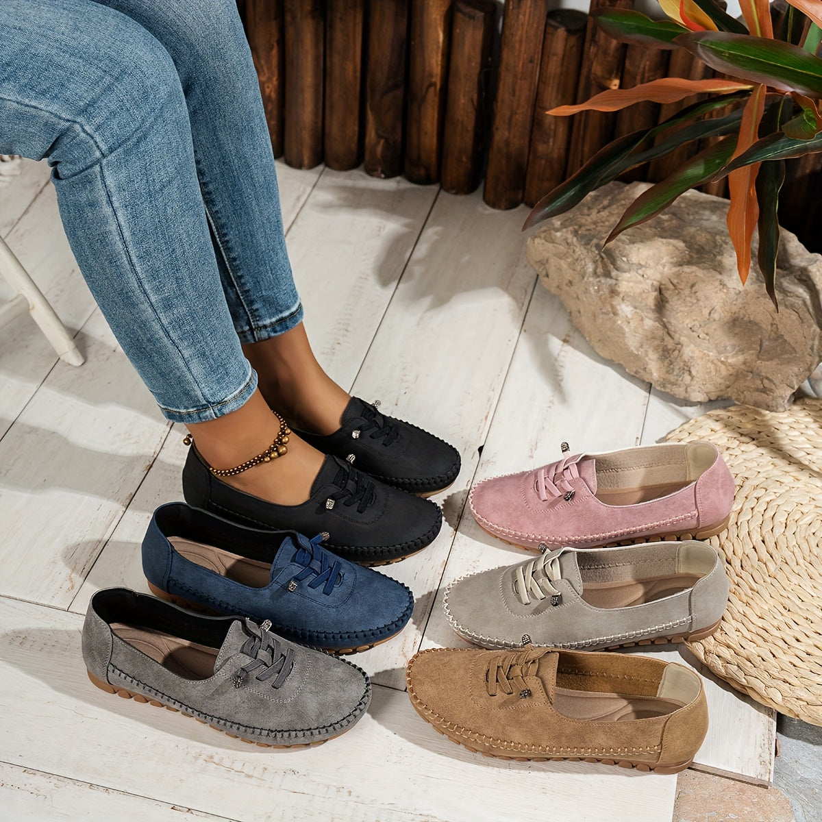 Mocassini Donna Aafke | Slip-On per Piedi Sensibili e con Supporto