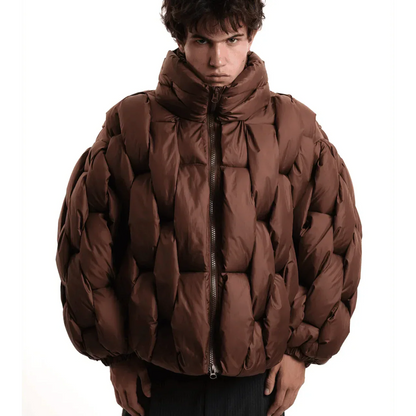 Herren Pufferjacke – Oversized Winterjacke für Kalte Tage